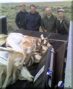 CLIENTS WHO CAME FROM NORWAY JUST TO HUNT WITH SWEETWATER OUTFITTERS.  THANKS NEILS!